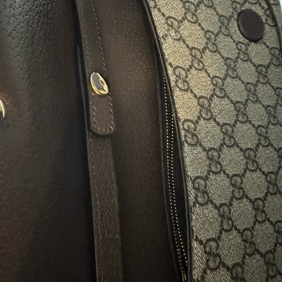 Gucci Blondie shoulder bag with two straps - chain & brown leather - Picture 7 of 8